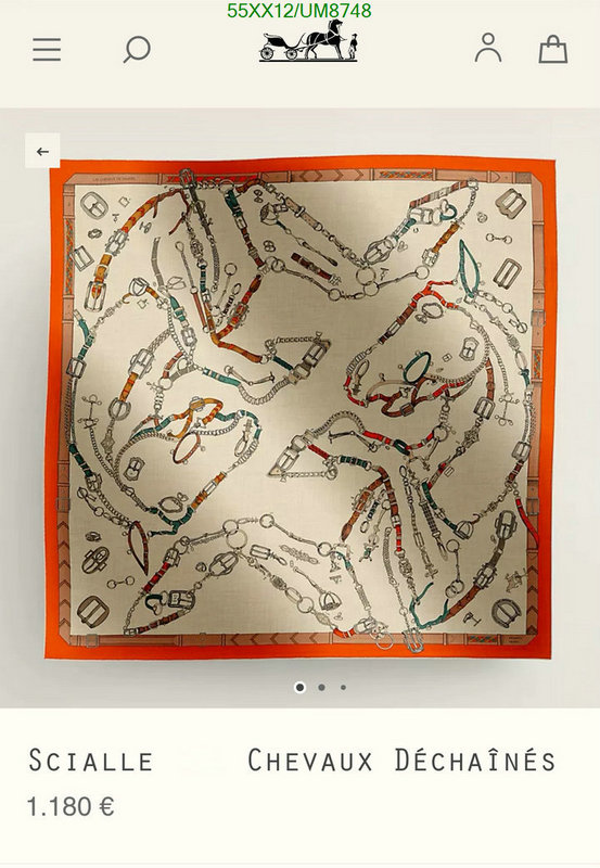 Hermes-Scarf Code: UM8748 $: 55USD