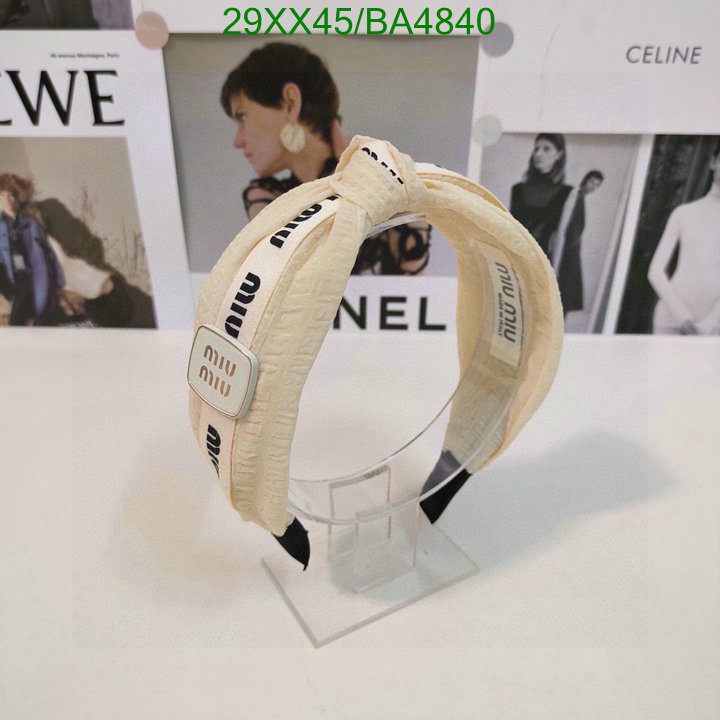 MIU MIU-Headband Code: BA4840 $: 29USD