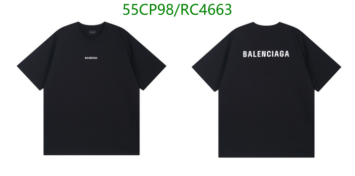 Balenciaga-Clothing Code: RC4663 $: 55USD