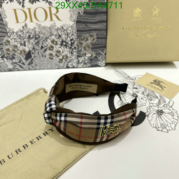 Burberry-Headband Code: BA4711 $: 29USD