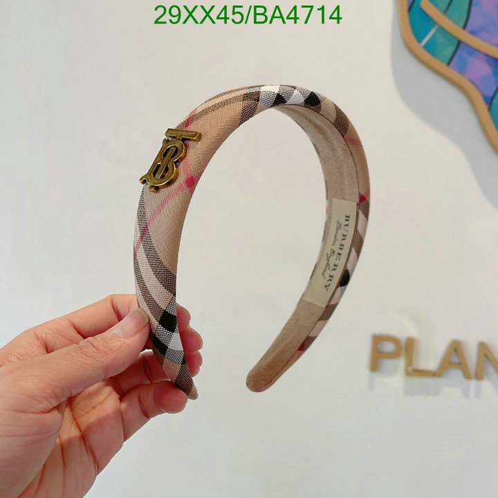 Burberry-Headband Code: BA4714 $: 29USD