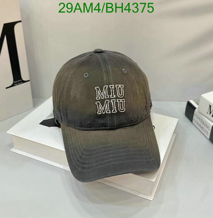 Miu Miu-Cap(Hat) Code: BH4375 $: 29USD