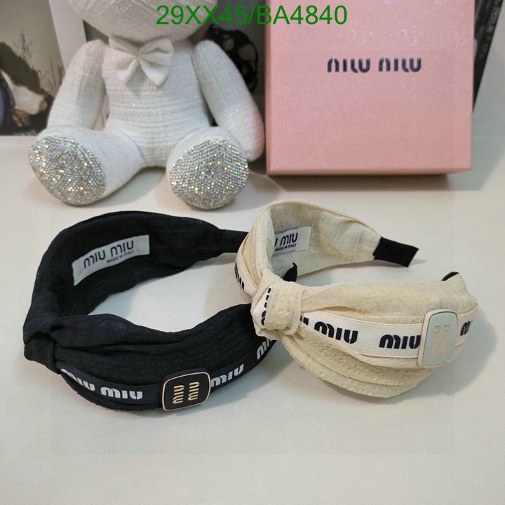 MIU MIU-Headband Code: BA4840 $: 29USD