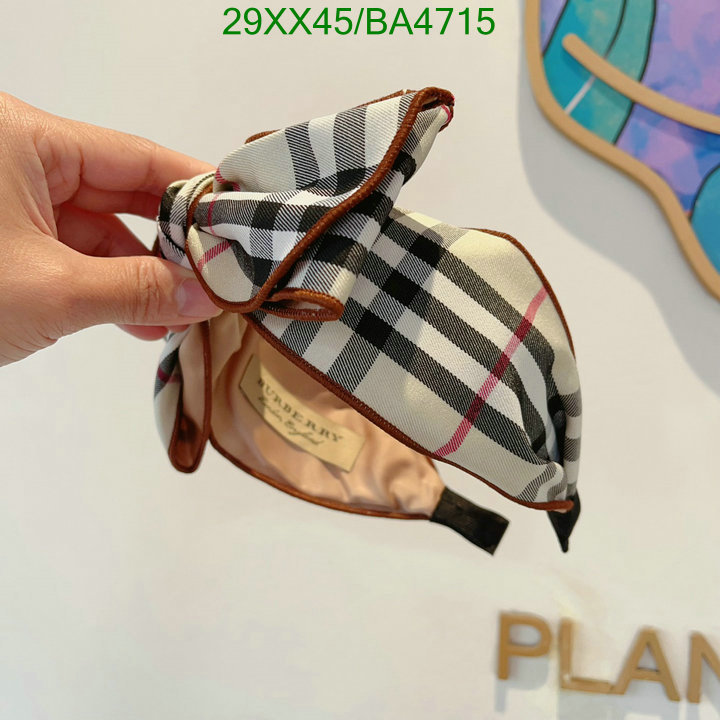 Burberry-Headband Code: BA4715 $: 29USD