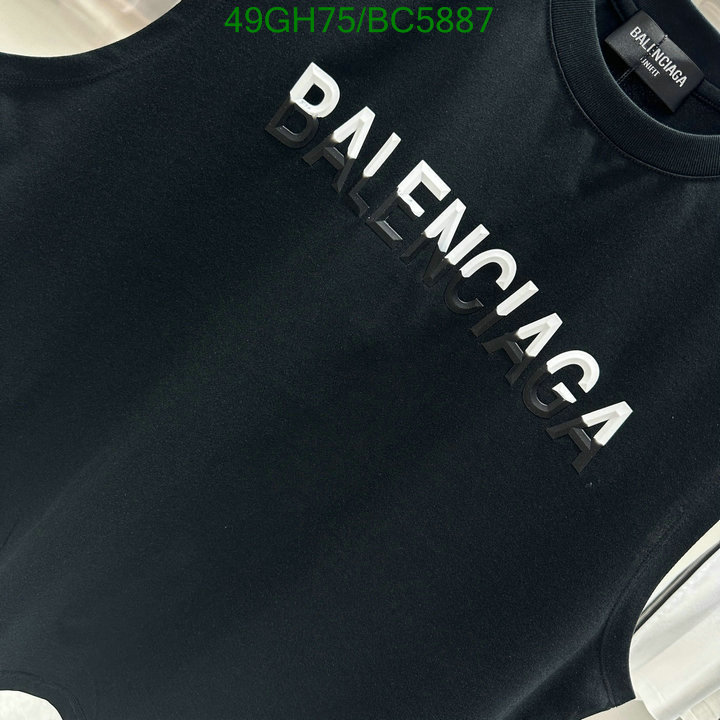 Balenciaga-Clothing Code: BC5887 $: 49USD