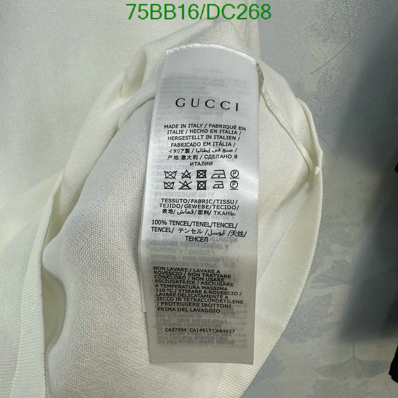 Gucci-Clothing Code: DC268 $: 75USD