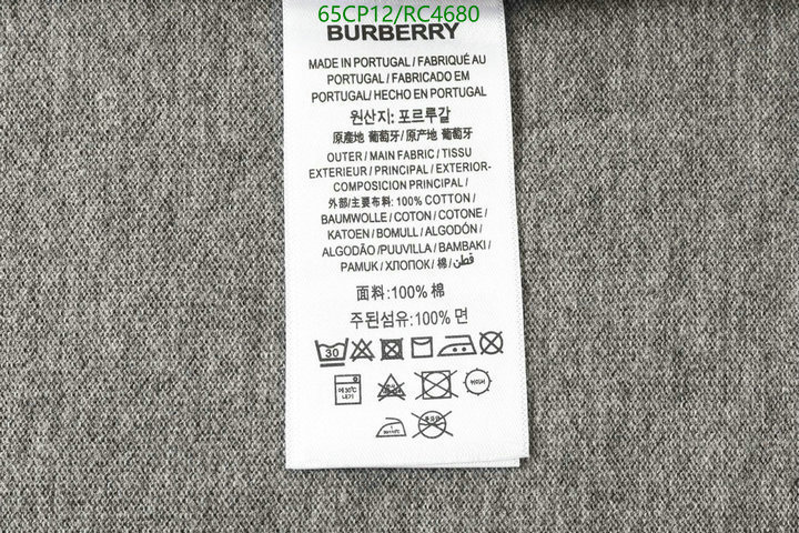 Burberry-Clothing Code: RC4680 $: 65USD