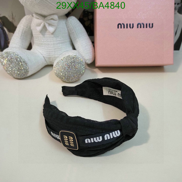 MIU MIU-Headband Code: BA4840 $: 29USD