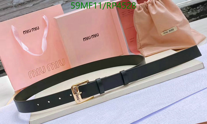 MIU MIU-Belts Code: RP4528 $: 59USD