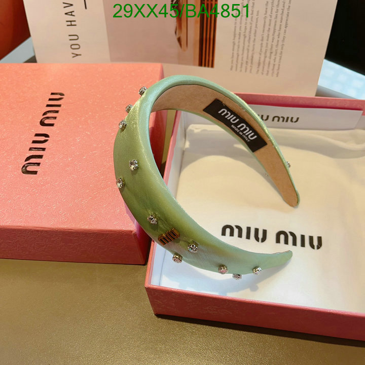 MIU MIU-Headband Code: BA4851 $: 29USD