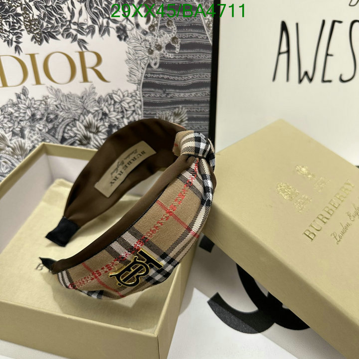 Burberry-Headband Code: BA4711 $: 29USD