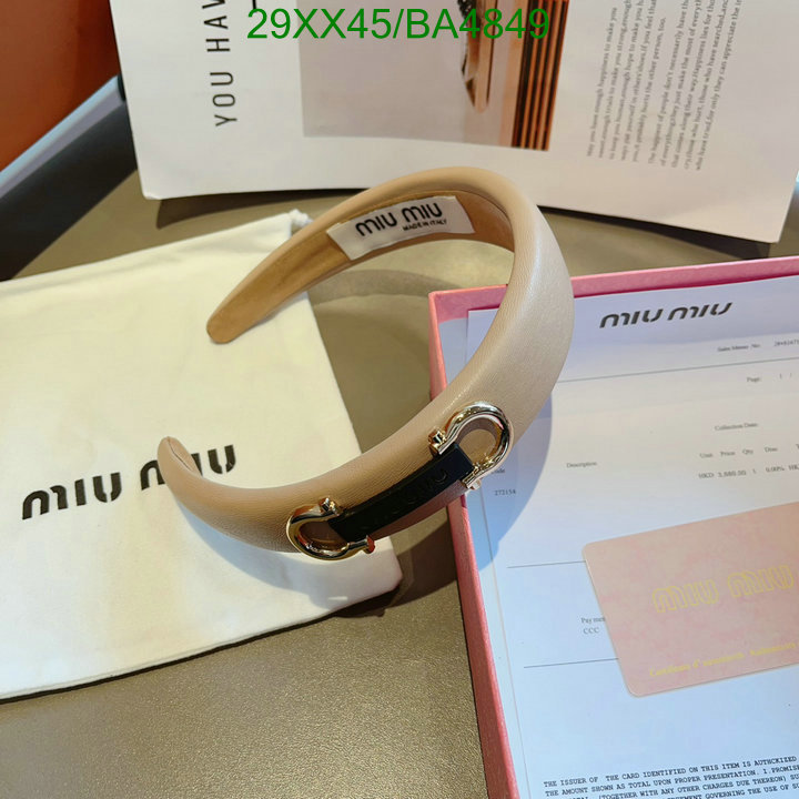 MIU MIU-Headband Code: BA4849 $: 29USD