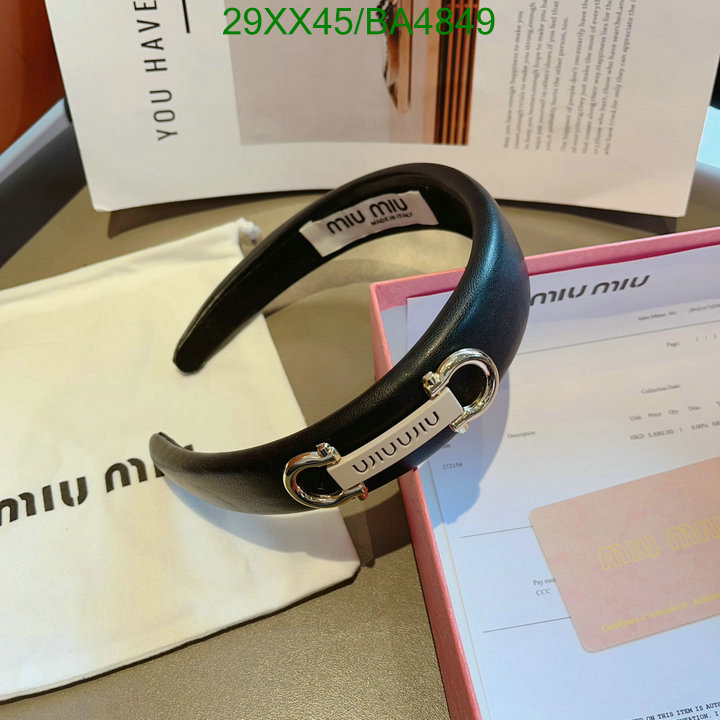 MIU MIU-Headband Code: BA4849 $: 29USD