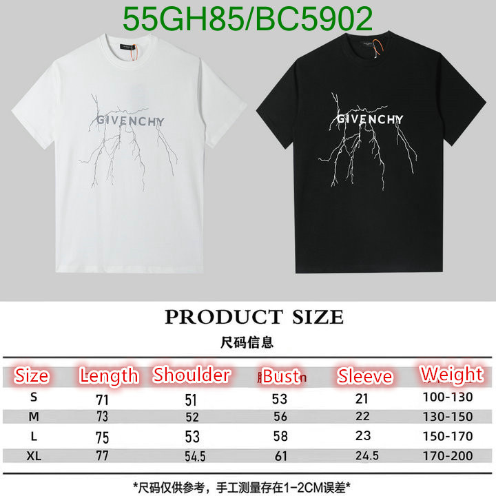 Givenchy-Clothing Code: BC5902 $: 55USD