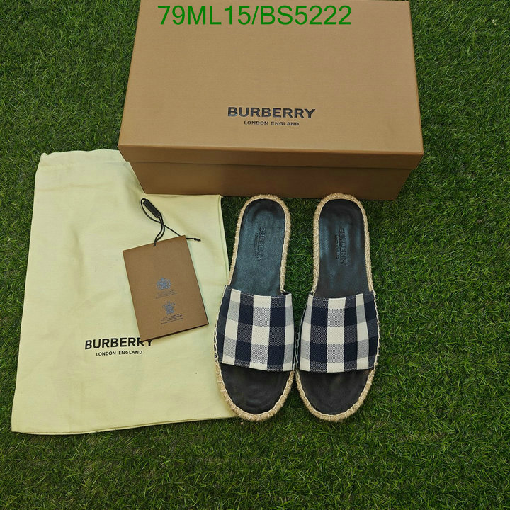 Burberry-Women Shoes Code: BS5222