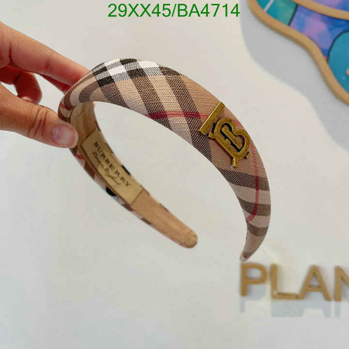 Burberry-Headband Code: BA4714 $: 29USD