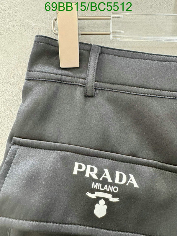 Prada-Clothing Code: BC5512 $: 69USD
