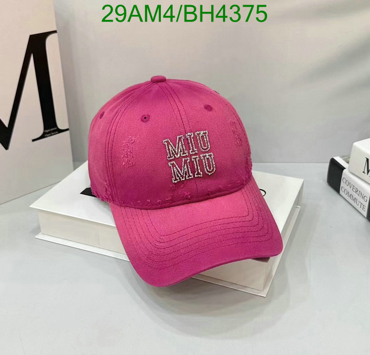 Miu Miu-Cap(Hat) Code: BH4375 $: 29USD