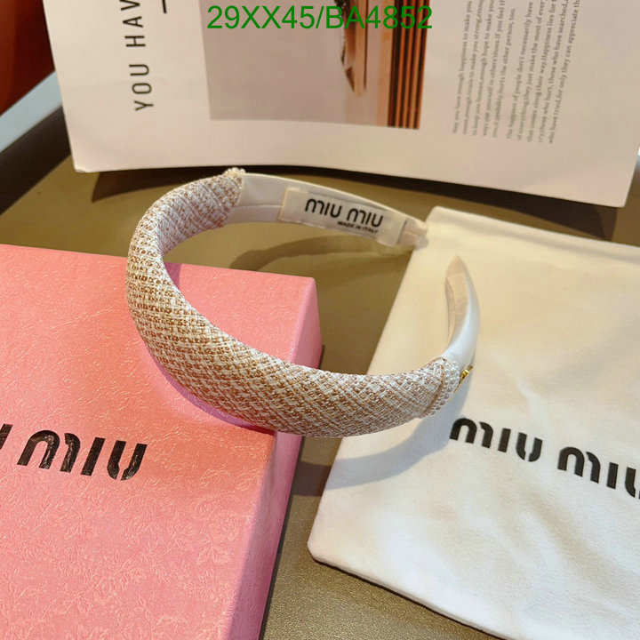 MIU MIU-Headband Code: BA4852 $: 29USD