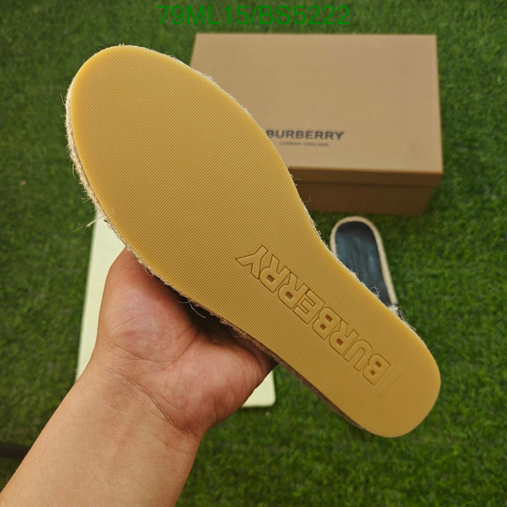 Burberry-Women Shoes Code: BS5222