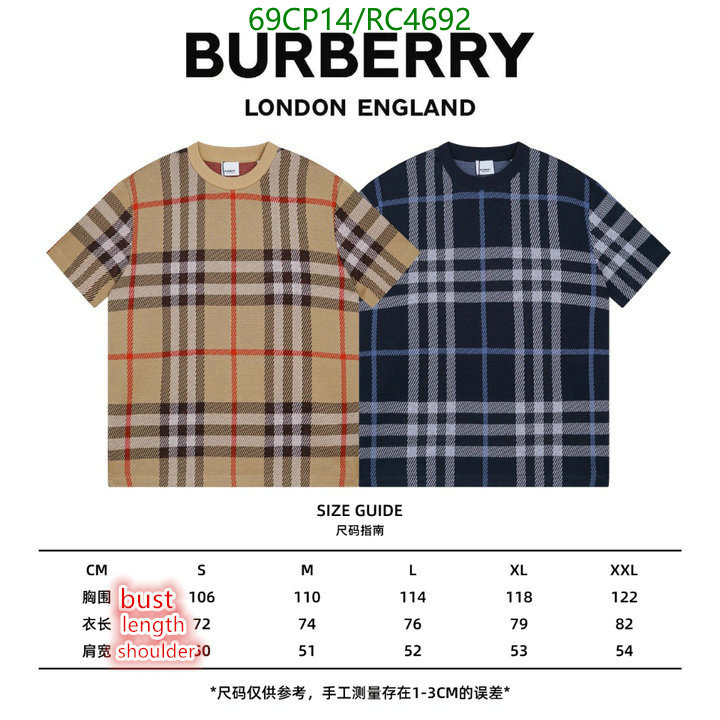 Burberry-Clothing Code: RC4692 $: 69USD