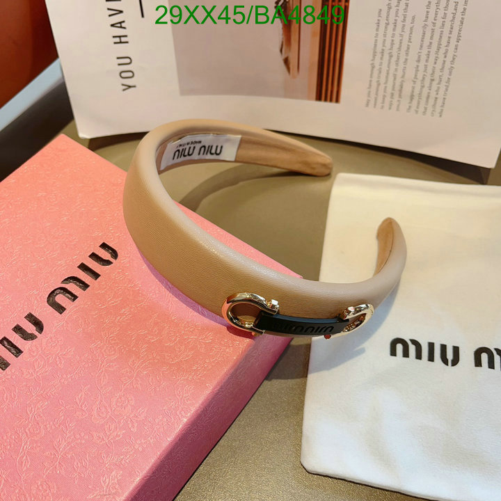 MIU MIU-Headband Code: BA4849 $: 29USD