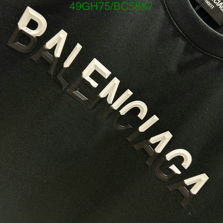 Balenciaga-Clothing Code: BC5887 $: 49USD