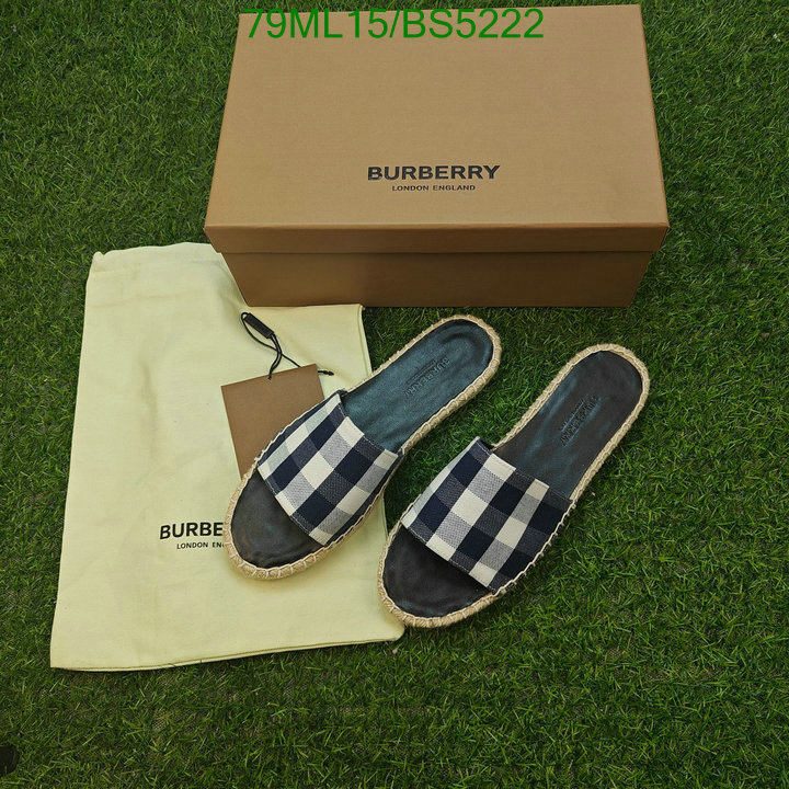 Burberry-Women Shoes Code: BS5222