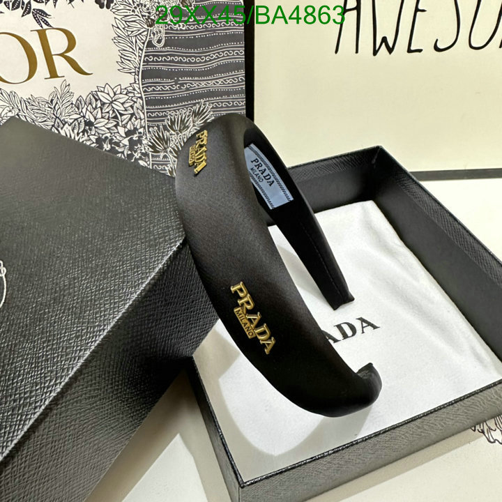 Prada-Headband Code: BA4863 $: 29USD