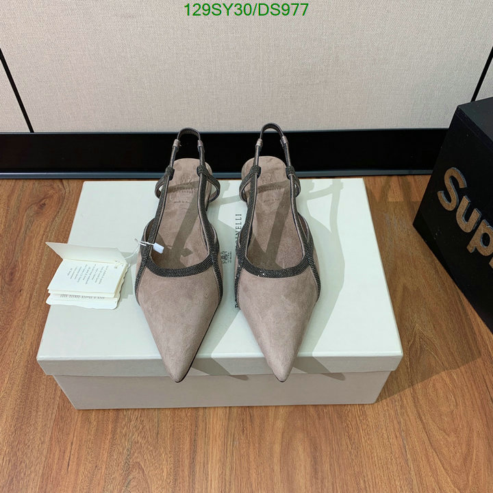 Brunello Cucinelli-Women Shoes Code: DS977 $: 129USD