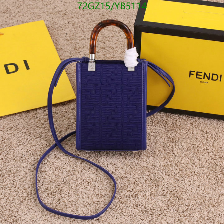 Fendi-Bag-4A Quality Code: YB5114 $: 72USD