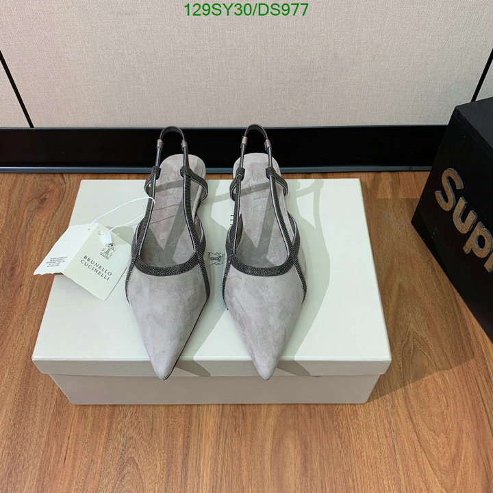 Brunello Cucinelli-Women Shoes Code: DS977 $: 129USD