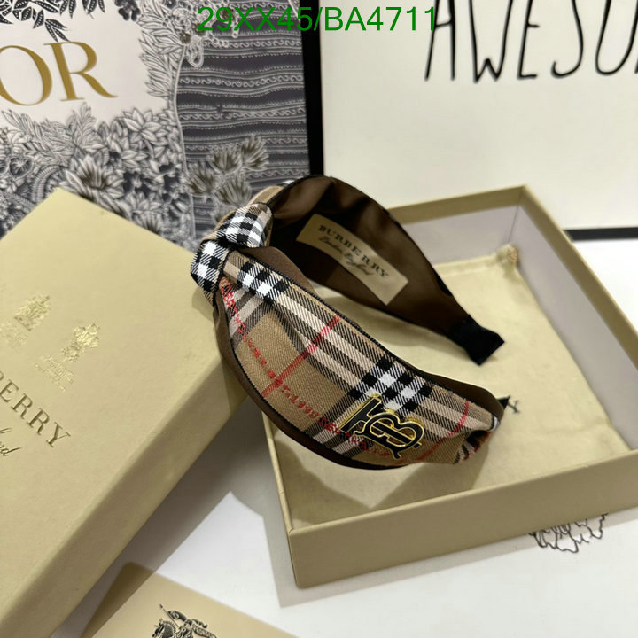 Burberry-Headband Code: BA4711 $: 29USD