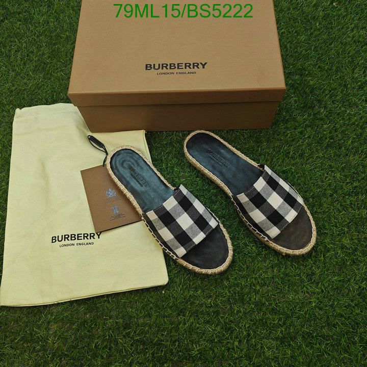 Burberry-Women Shoes Code: BS5222