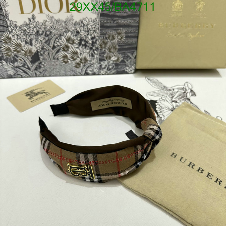 Burberry-Headband Code: BA4711 $: 29USD