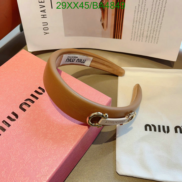 MIU MIU-Headband Code: BA4849 $: 29USD