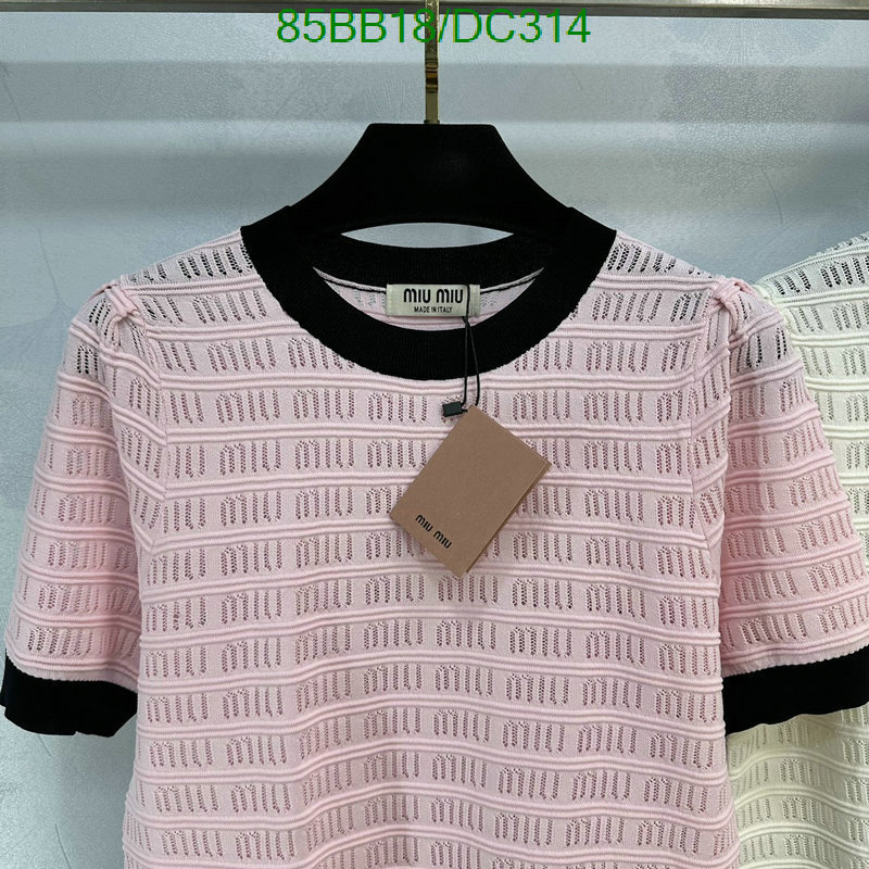 MIUMIU-Clothing Code: DC314 $: 85USD