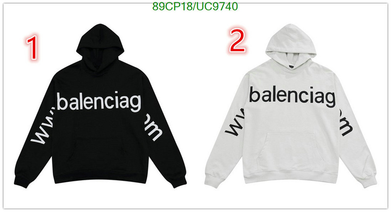 Balenciaga-Clothing Code: UC9740 $: 89USD