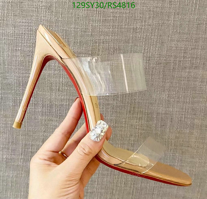 Christian Louboutin-Women Shoes Code: RS4816 $: 129USD