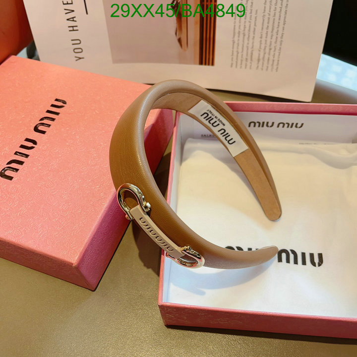 MIU MIU-Headband Code: BA4849 $: 29USD