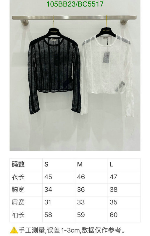 YSL-Clothing Code: BC5517 $: 105USD