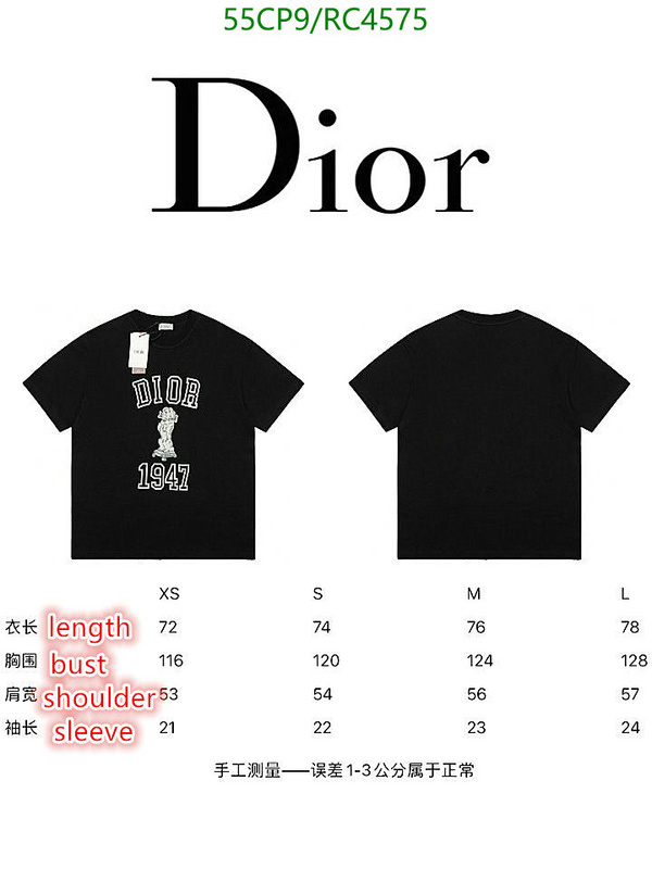 Dior-Clothing Code: RC4575 $: 55USD