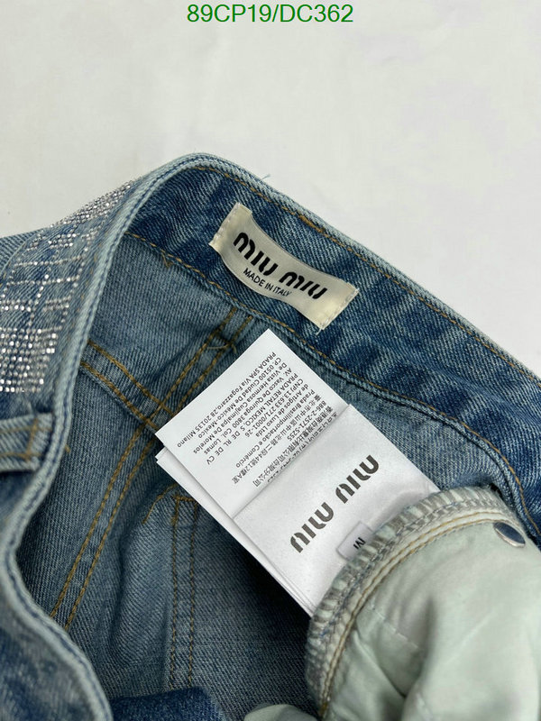 MIUMIU-Clothing Code: DC362 $: 89USD
