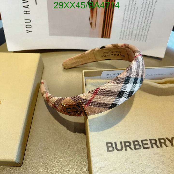 Burberry-Headband Code: BA4714 $: 29USD