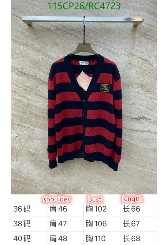 MIUMIU-Clothing Code: RC4723 $: 115USD