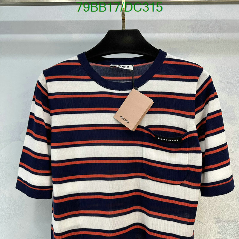 MIUMIU-Clothing Code: DC315 $: 79USD