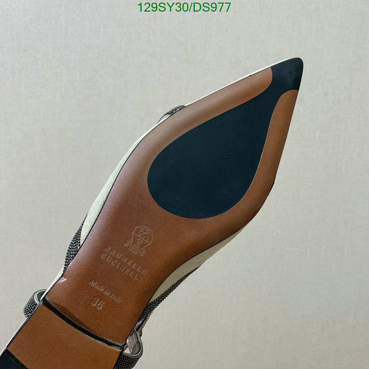Brunello Cucinelli-Women Shoes Code: DS977 $: 129USD