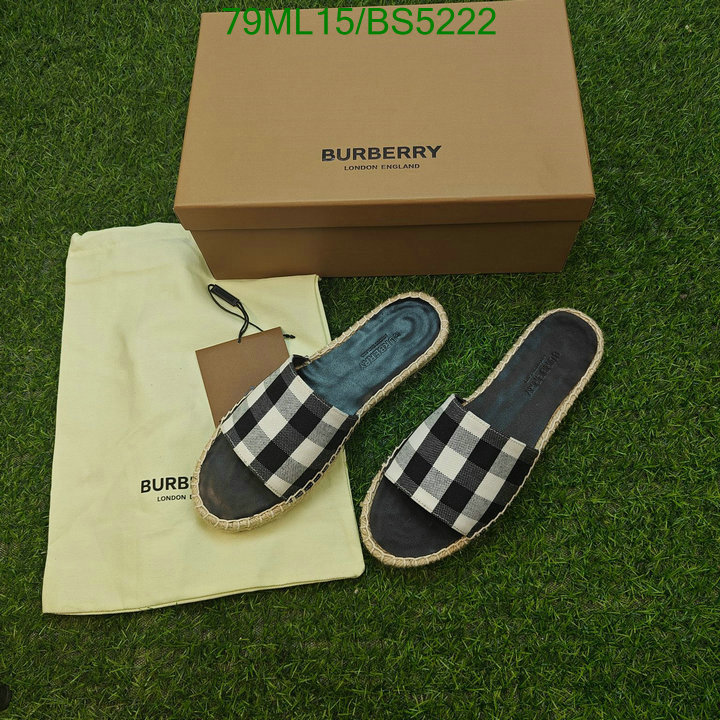 Burberry-Women Shoes Code: BS5222