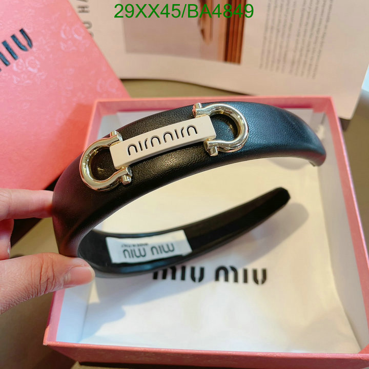 MIU MIU-Headband Code: BA4849 $: 29USD