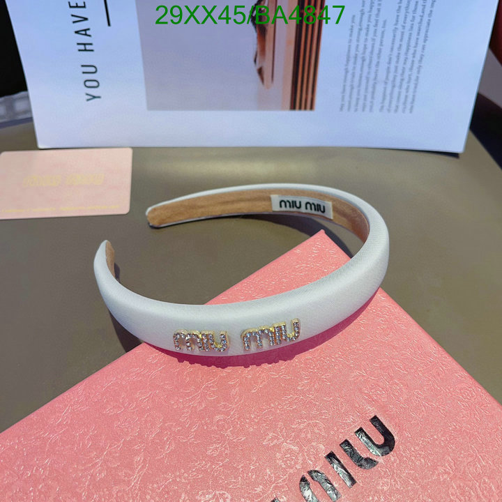 MIU MIU-Headband Code: BA4847 $: 29USD